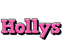 Hollys girlish logo