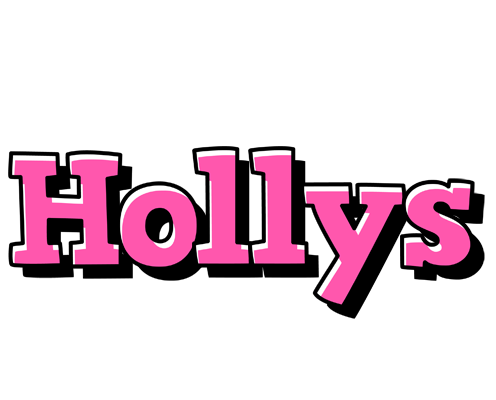 Hollys girlish logo