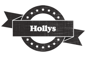 Hollys grunge logo