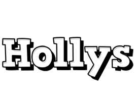 Hollys snowing logo