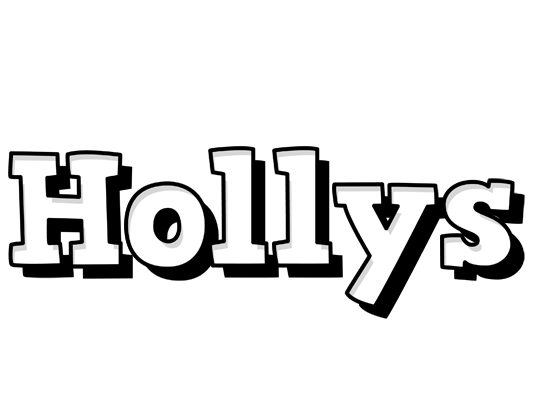 Hollys snowing logo