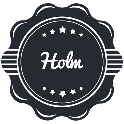 Holm badge logo