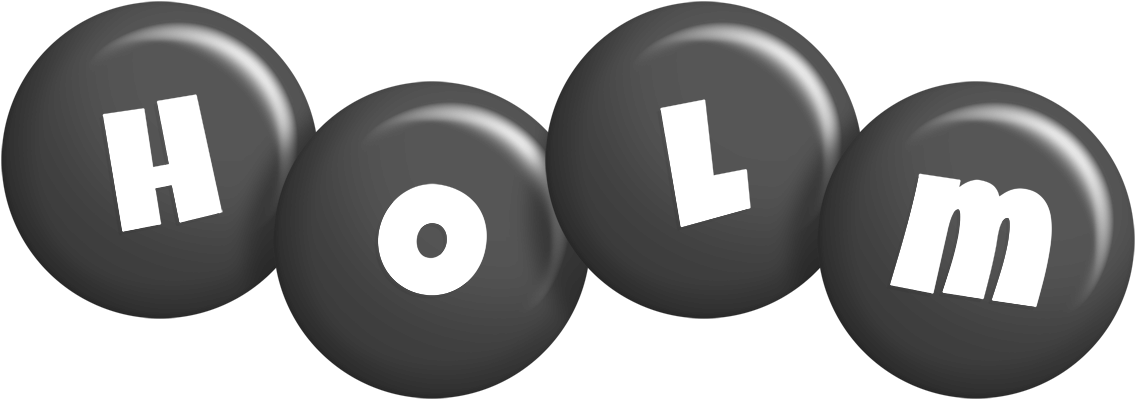 Holm candy-black logo