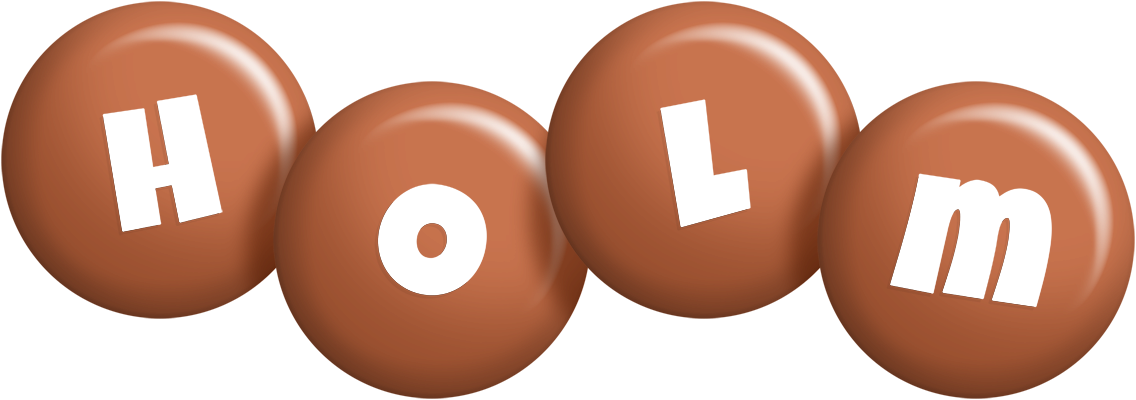 Holm candy-brown logo