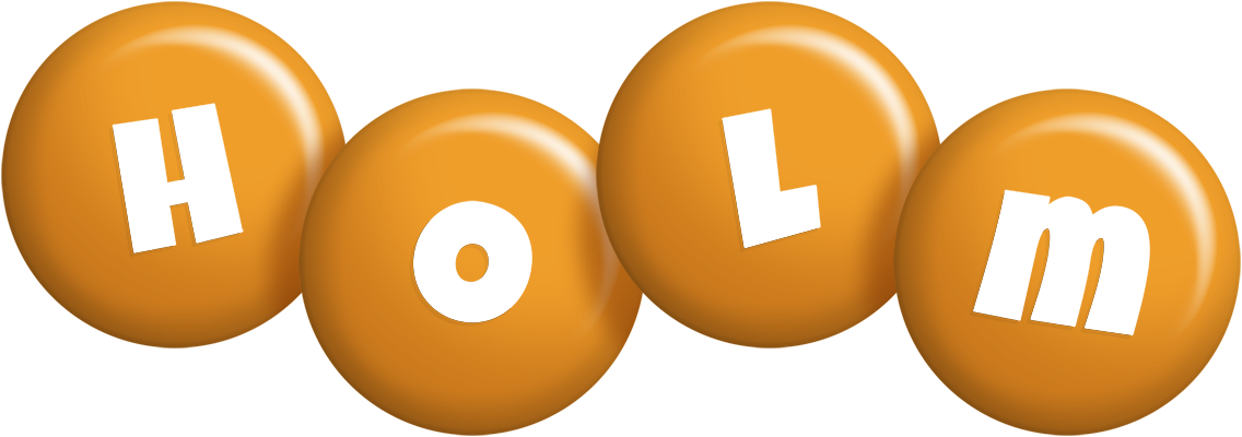 Holm candy-orange logo