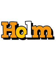 Holm cartoon logo