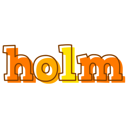 Holm desert logo