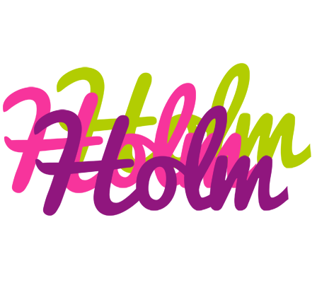 Holm flowers logo
