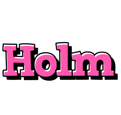 Holm girlish logo