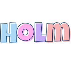 Holm pastel logo