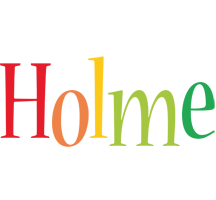 Holme birthday logo