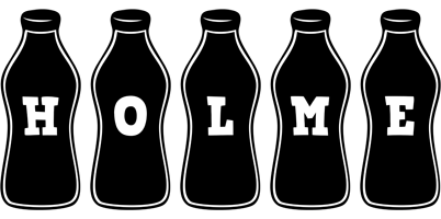 Holme bottle logo