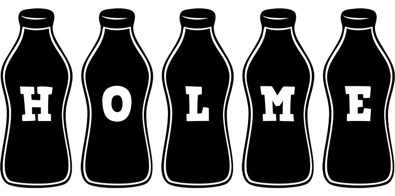Holme bottle logo