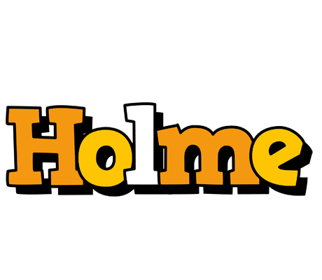 Holme cartoon logo