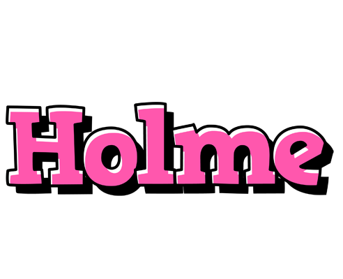 Holme girlish logo