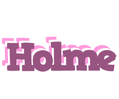 Holme relaxing logo