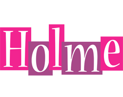 Holme whine logo