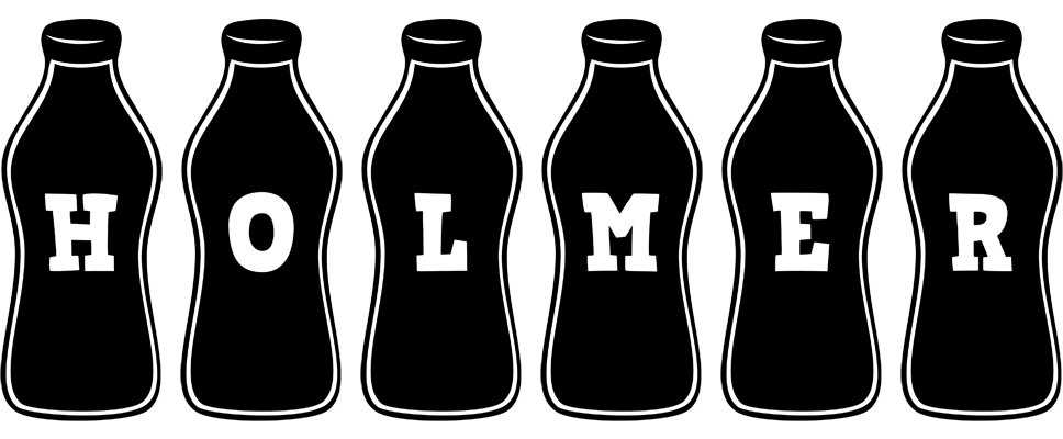 Holmer bottle logo