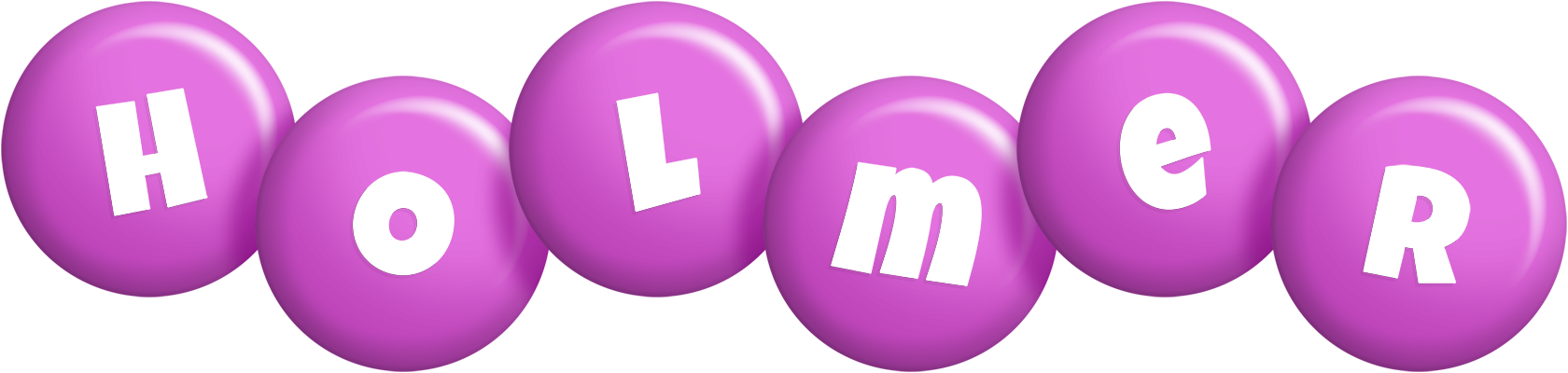 Holmer candy-purple logo