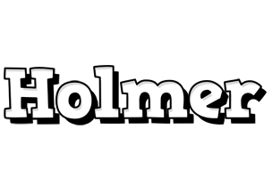 Holmer snowing logo