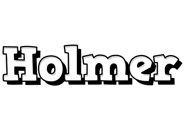 Holmer snowing logo