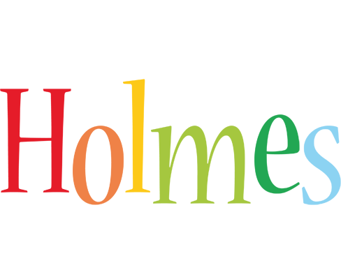 Holmes birthday logo