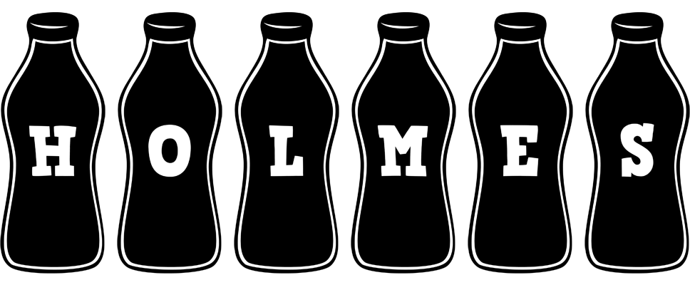 Holmes bottle logo