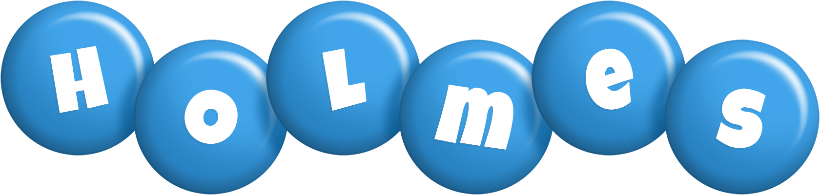 Holmes candy-blue logo
