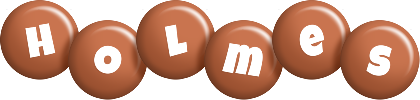 Holmes candy-brown logo