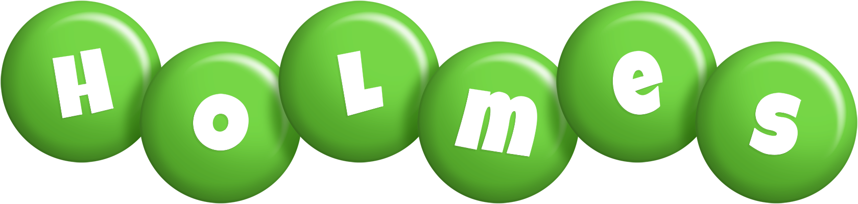 Holmes candy-green logo