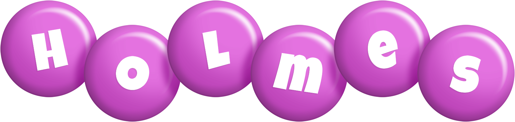 Holmes candy-purple logo