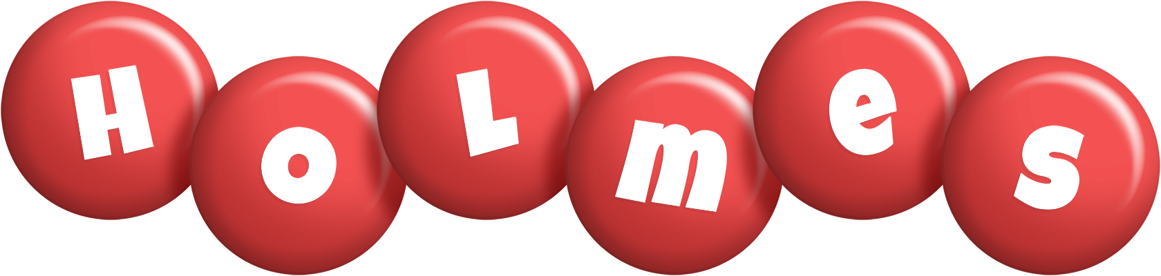 Holmes candy-red logo
