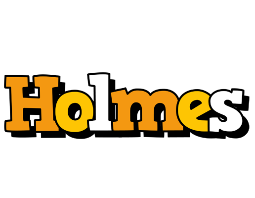 Holmes cartoon logo