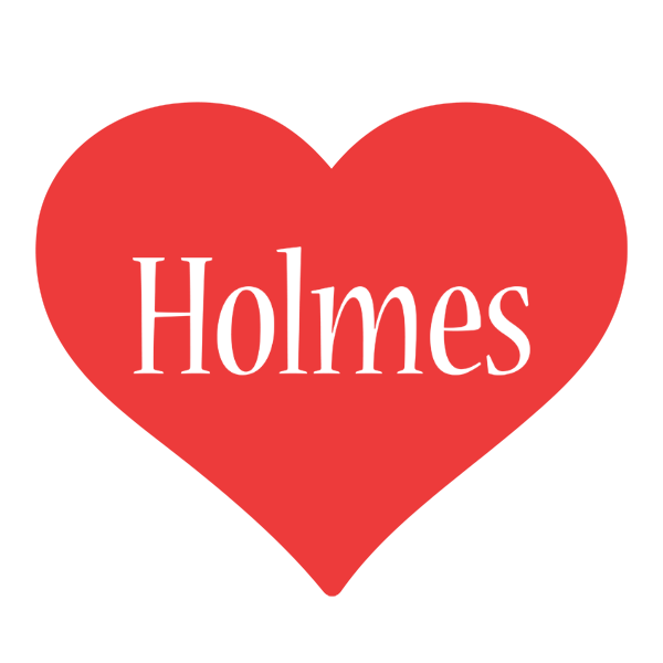 Holmes love logo