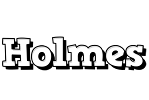 Holmes snowing logo