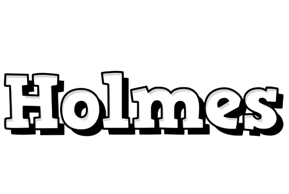 Holmes snowing logo
