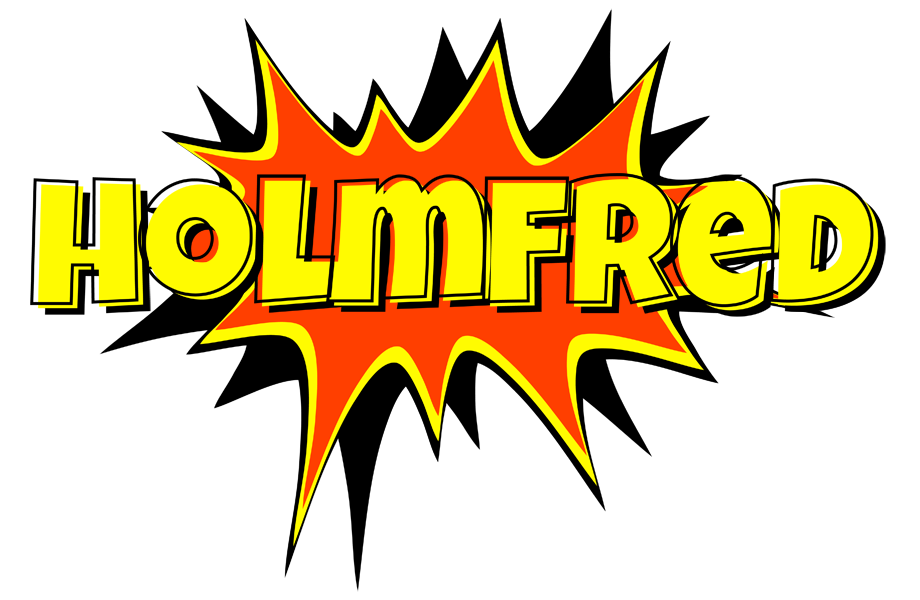 Holmfred bazinga logo