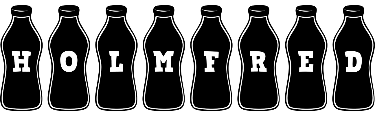 Holmfred bottle logo