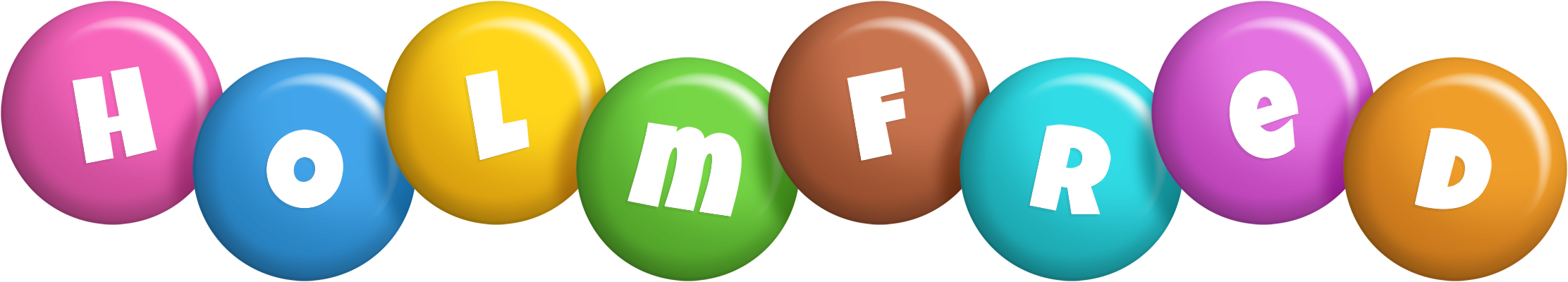 Holmfred candy logo