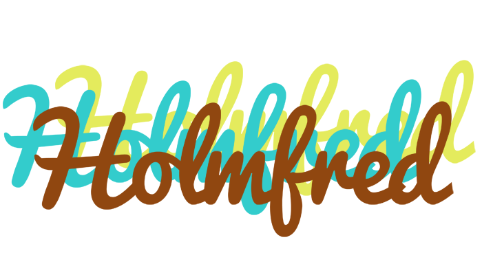 Holmfred cupcake logo