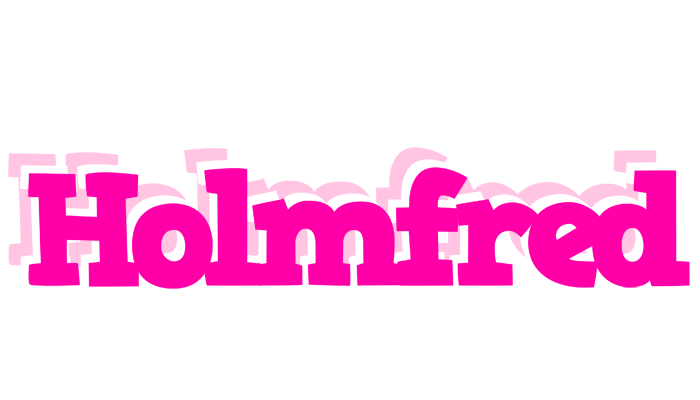 Holmfred dancing logo
