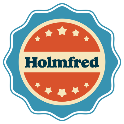 Holmfred labels logo
