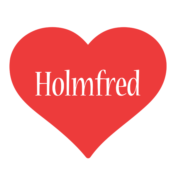Holmfred love logo