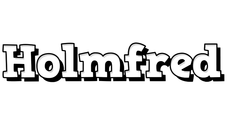 Holmfred snowing logo