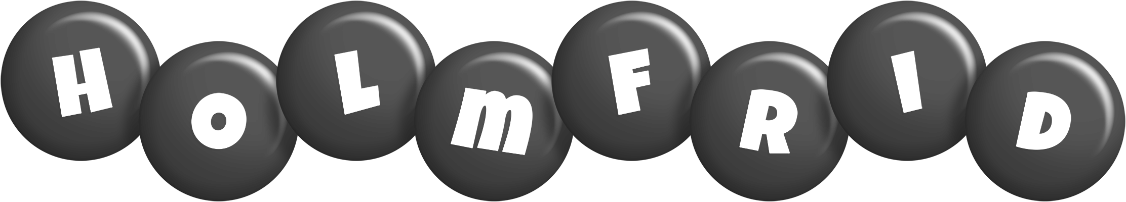 Holmfrid candy-black logo