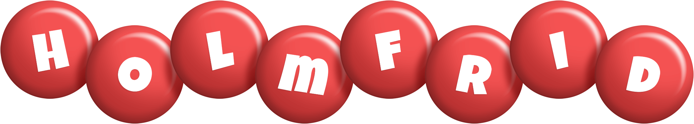 Holmfrid candy-red logo