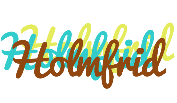 Holmfrid cupcake logo