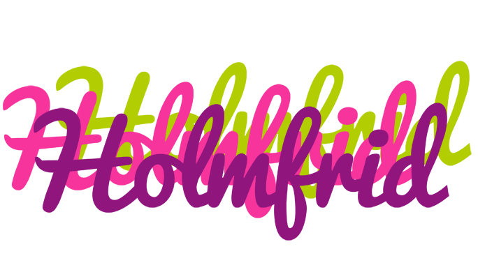Holmfrid flowers logo