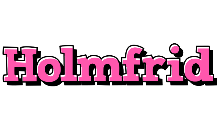Holmfrid girlish logo