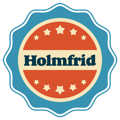 Holmfrid labels logo